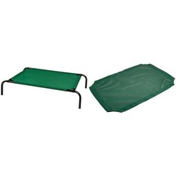 AmazonBasics Elevated Pet Bed and Replacement Cover Set, Medium