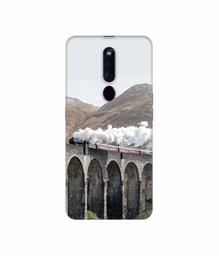 Amazon Brand - Solimo Designer Steam Train 3D Printed Hard Back Case Mobile Cover for Oppo F11 Pro