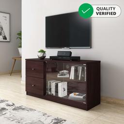 Amazon Brand - Solimo Cygnus Engineered Wood TV Cabinet with Drawers (Espresso Finish)