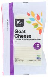 365 by Whole Foods Market, Cheese Slices, Goat Cheese (10 Slices), 8 Ounce