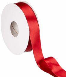 AmazonBasics High Quality Satin Ribbon, 100 m, Red