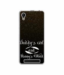 Amazon Brand - Solimo Designer Daddy's Girl and Mummy World UV Printed Soft Back Case Mobile Cover for Mobiistar C1 Lite