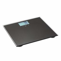 AmazonBasics Body Weight Scale with BMI Technology - Auto On/Off Function, Black