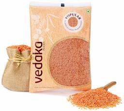 Amazon Brand - Vedaka Popular Red Masoor Dal Split, 1 kg