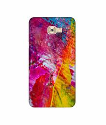 Amazon Brand - Solimo Designer Multicolour Texture 3D Printed Hard Back Case Mobile Cover for Samsung Galaxy C7 Pro