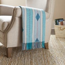 Stone & Beam Throw-Blankets Stripe Grid Yellow Multi