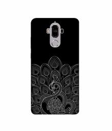 Amazon Brand - Solimo Designer Peacock Pattern 3D Printed Hard Back Case Mobile Cover for Huawei Mate 9