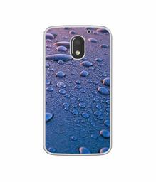 Amazon Brand - Solimo Designer Water Drops UV Printed Soft Back Case Mobile Cover for Motorola Moto E3 Power