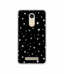 Amazon Brand - Solimo Designer Sperking Stars UV Printed Soft Back Case Mobile Cover for Mi Redmi Note 3