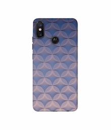 Amazon Brand - Solimo Designer Circle Texture 3D Printed Hard Back Case Mobile Cover for Motorola One Power