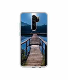 Amazon Brand - Solimo Designer Wooden Beach UV Printed Soft Back Case Mobile Cover for Mi Redmi Note 8 Pro