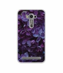 Amazon Brand - Solimo Designer Purple Flowers UV Printed Soft Back Case Mobile Cover for Asus Zenfone 2 Laser ZE550KL