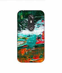 Amazon Brand - Solimo Designer Multicolor Glass Color 3D Printed Hard Back Case Mobile Cover for Gionee A1