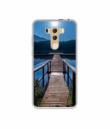 Amazon Brand - Solimo Designer Wooden Beach UV Printed Soft Back Case Mobile Cover for I Kall K4