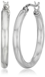 Sterling Silver 3mm Hoop Earrings (1.0