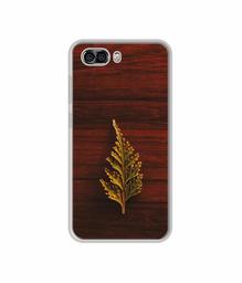 Amazon Brand - Solimo Designer Leaf on Wood UV Printed Soft Back Case Mobile Cover for InFocus Turbo 5 Plus