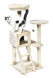 AmazonBasics Extra Large Cat Tree with Cave And Step Ladder - 19 x 50 x 19 Inches, Beige