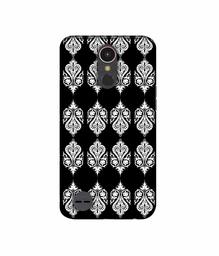 Amazon Brand - Solimo Designer S Shape Pattern 3D Printed Hard Back Case Mobile Cover for LG K10 (2017)