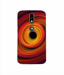 Amazon Brand - Solimo Designer Circle Patternn 3D Printed Hard Back Case Mobile Cover for Motorola Moto G4 Plus (with Logo Cut)