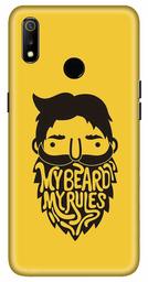 Amazon Brand - Solimo Designer Beard Man 3D Printed Hard Back Case Mobile Cover for Realme 3 / Realme 3i