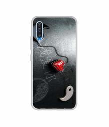 Amazon Brand - Solimo Designer Chinnese Yin and Yang UV Printed Soft Back Case Mobile Cover for Samsung Galaxy A50