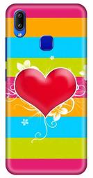 Amazon Brand - Solimo Designer Colourful Heart Pattern 3D Printed Hard Back Case Mobile Cover for Vivo Y93