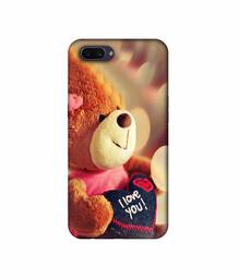 Amazon Brand - Solimo Designer Teddy Bear 3D Printed Hard Back Case Mobile Cover for Oppo A3s