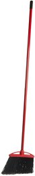 AmazonBasics Angle Broom with Vinyl-Coated Metal Handle - 6-Pack