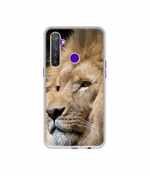 Amazon Brand - Solimo Designer Lion UV Printed Soft Back Case Mobile Cover for Realme 5 Pro