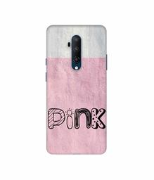 Amazon Brand - Solimo Designer Pink 3D Printed Hard Back Case Mobile Cover for OnePlus 7T Pro