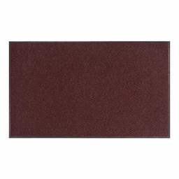 AmazonBasics Chevron Poly Rib Commercial Carpet Vinyl-Backed Mat 3x5 Burgundy