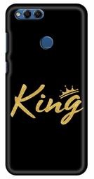 Amazon Brand - Solimo Designer King 3D Printed Hard Back Case Mobile Cover for Huawei Honor 7X