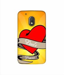 Amazon Brand - Solimo Designer Dad's Princess 3D Printed Hard Back Case Mobile Cover for Motorola Moto G4 Play