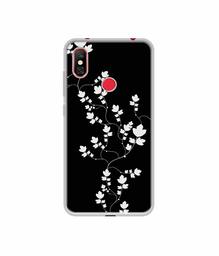 Amazon Brand - Solimo Designer Color Flowers UV Printed Soft Back Case Mobile Cover for Redmi Note 6 Pro