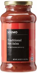 Solimo Traditional Hot Salsa, 24oz