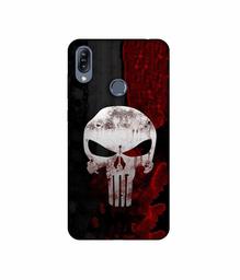 Amazon Brand - Solimo Designer Punisher Skull 3D Printed Hard Back Case Mobile Cover for Asus Zenfone Max (M2) ZB633KL