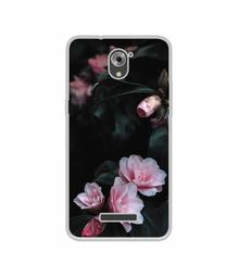 Amazon Brand - Solimo Designer Dark Flowers Photography UV Printed Soft Back Case Mobile Cover for Coolpad Mega 3