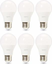 AmazonBasics Professional LED E27 Edison Screw Bulb, 60W Equivalent, Warm White - Pack of 6