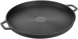 AmazonBasics Pre-Seasoned Cast Iron Pizza Pan