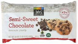 365 Everyday Value, Semi-Sweet Chocolate Baking Chips, 24 oz