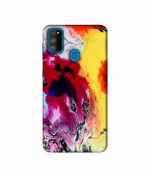 Amazon Brand - Solimo Designer Smash Color 3D Printed Hard Back Case Mobile Cover for Samsung Galaxy M21 / M30s