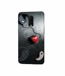 Amazon Brand - Solimo Designer Chinnese Yin and Yang 3D Printed Hard Back Case Mobile Cover for OnePlus 6T