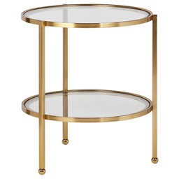 Amazon Brand - Rivet Transitional Metal Side Table