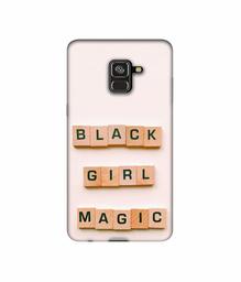 Amazon Brand - Solimo Designer Black Girl Magic 3D Printed Hard Back Case Mobile Cover for Samsung Galaxy A8 Plus