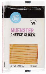 Amazon Brand - Happy Belly Sliced Pepper Jack Cheese, 10 Slices, 8 Ounce