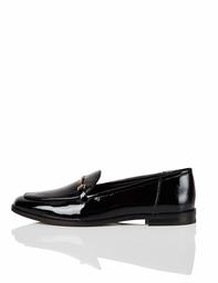 Amazon Brand - find. Snaffle Leather Loafer Black), US 9.5