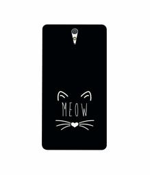 Amazon Brand - Solimo Designer Meow 3D Printed Hard Back Case Mobile Cover for Sony Xperia C5 Ultra Dual