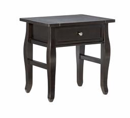 Ravenna Home Classic Plank-Top End Table, 18