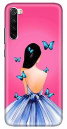 Amazon Brand - Solimo Designer Girl Design 3D Printed Hard Back Case Mobile Cover for Xiaomi Redmi Note 8