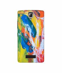 Amazon Brand - Solimo Designer Multicolor Paint On Wall 3D Printed Hard Back Case Mobile Cover for Lenovo A2010